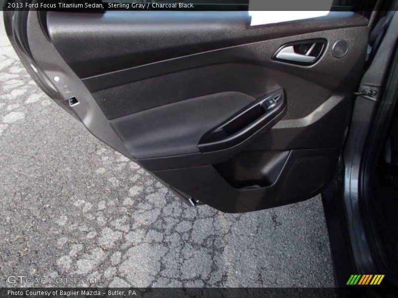 Sterling Gray / Charcoal Black 2013 Ford Focus Titanium Sedan