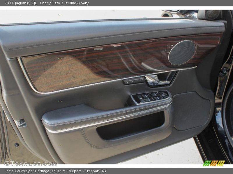 Ebony Black / Jet Black/Ivory 2011 Jaguar XJ XJL
