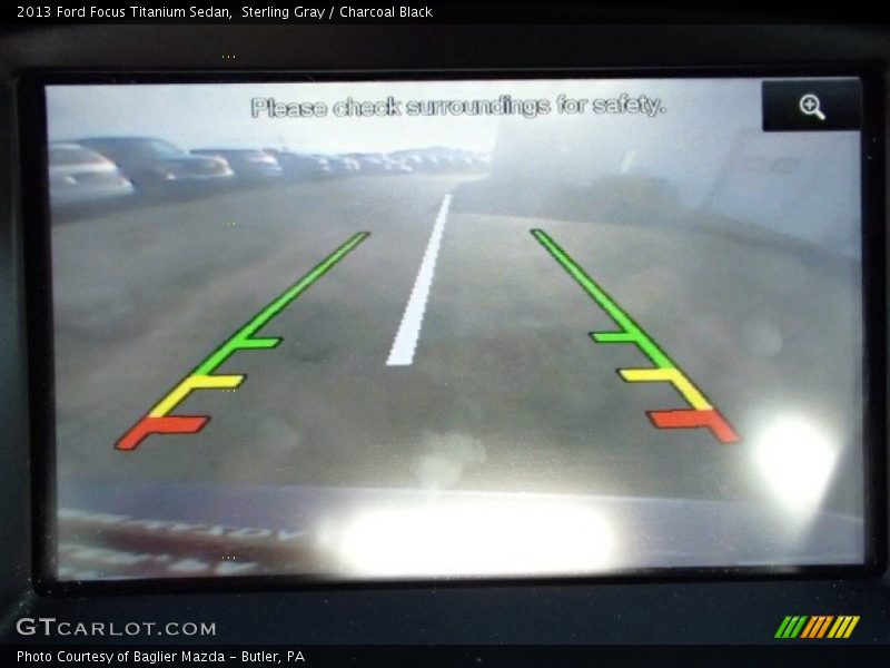 Sterling Gray / Charcoal Black 2013 Ford Focus Titanium Sedan
