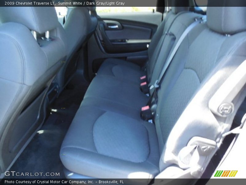 Summit White / Dark Gray/Light Gray 2009 Chevrolet Traverse LT