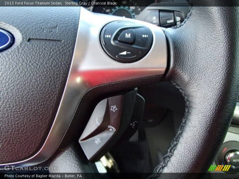 Sterling Gray / Charcoal Black 2013 Ford Focus Titanium Sedan