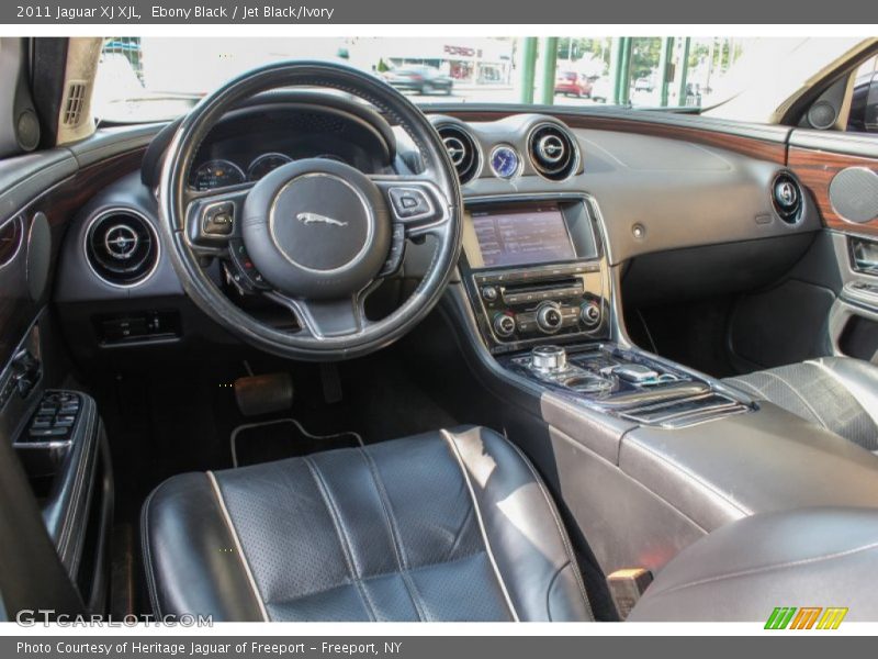  2011 XJ XJL Jet Black/Ivory Interior