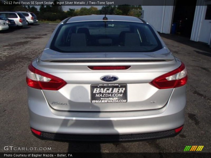 Ingot Silver Metallic / Two-Tone Sport 2012 Ford Focus SE Sport Sedan