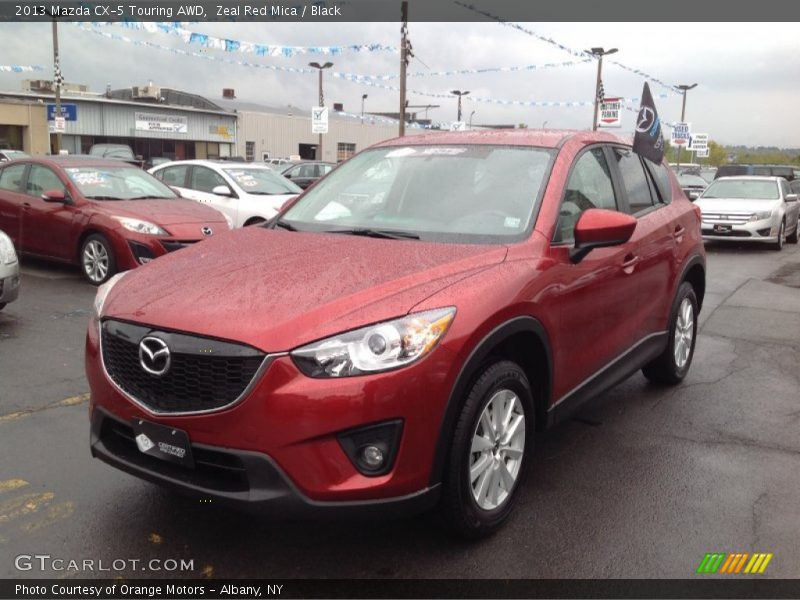 Zeal Red Mica / Black 2013 Mazda CX-5 Touring AWD