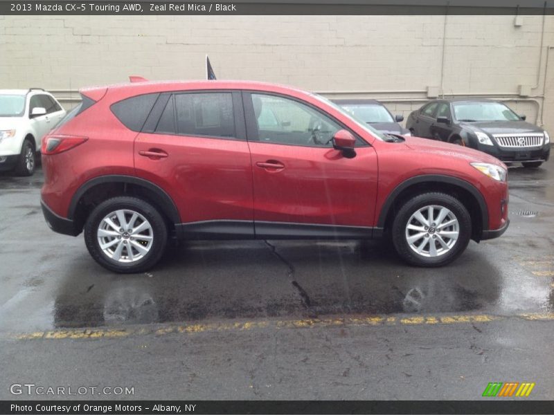 Zeal Red Mica / Black 2013 Mazda CX-5 Touring AWD