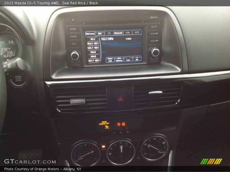 Zeal Red Mica / Black 2013 Mazda CX-5 Touring AWD