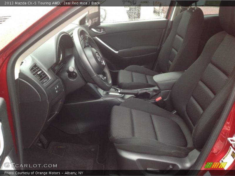 Zeal Red Mica / Black 2013 Mazda CX-5 Touring AWD