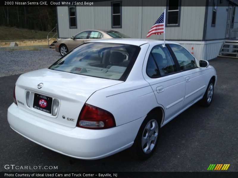 Cloud White / Sand Beige 2003 Nissan Sentra GXE