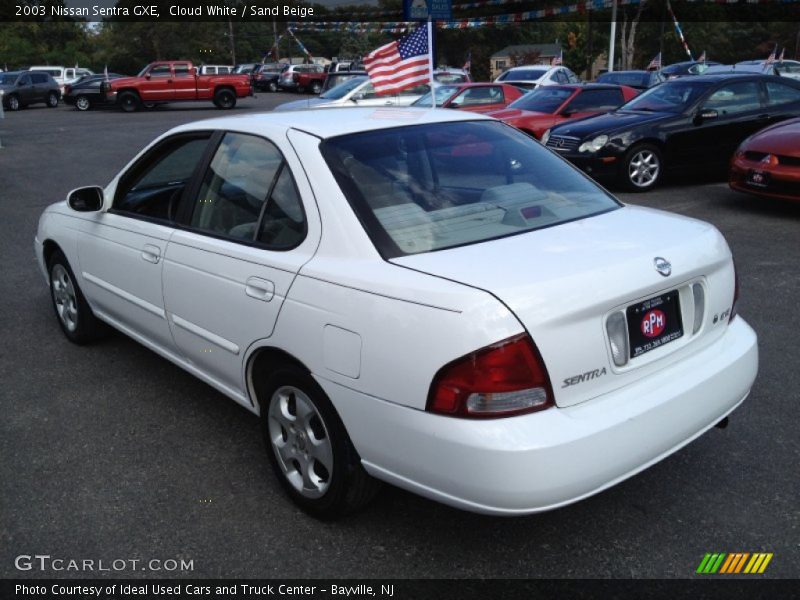 Cloud White / Sand Beige 2003 Nissan Sentra GXE