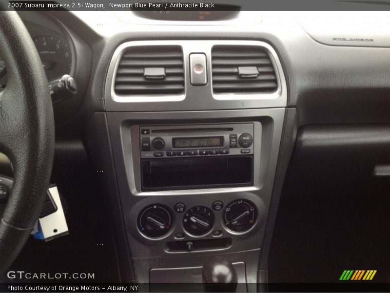 Newport Blue Pearl / Anthracite Black 2007 Subaru Impreza 2.5i Wagon