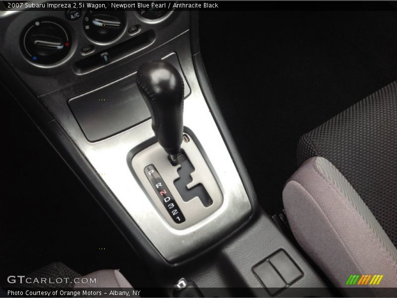 Newport Blue Pearl / Anthracite Black 2007 Subaru Impreza 2.5i Wagon