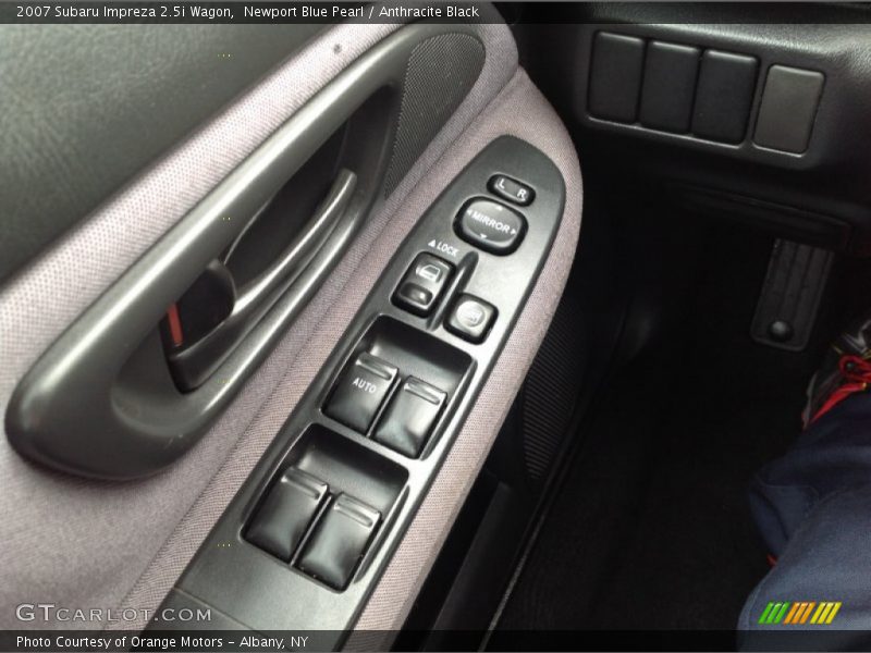 Newport Blue Pearl / Anthracite Black 2007 Subaru Impreza 2.5i Wagon