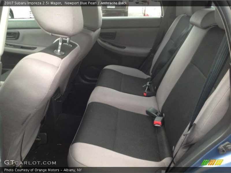 Newport Blue Pearl / Anthracite Black 2007 Subaru Impreza 2.5i Wagon