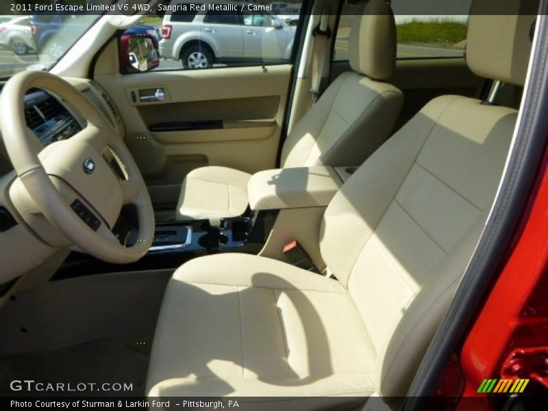 Front Seat of 2011 Escape Limited V6 4WD