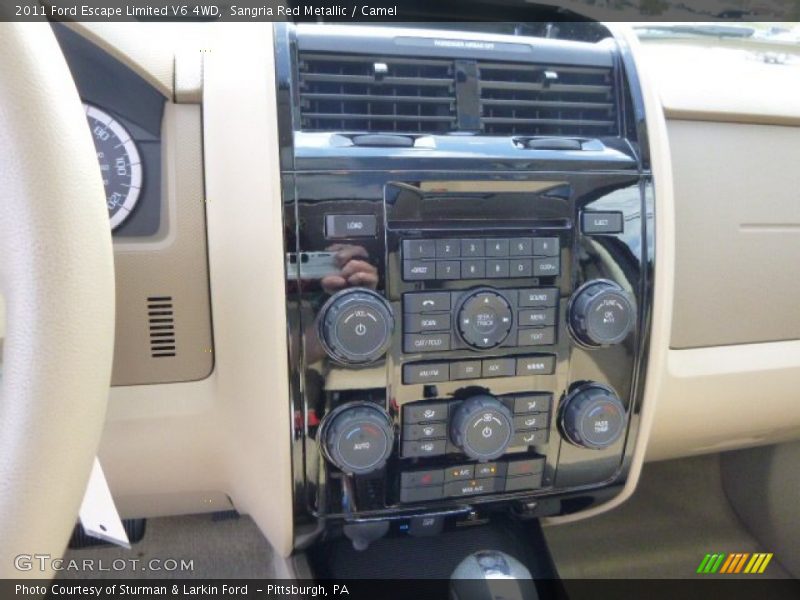 Sangria Red Metallic / Camel 2011 Ford Escape Limited V6 4WD