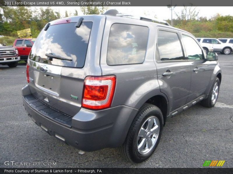 Sterling Grey Metallic / Charcoal Black 2011 Ford Escape Limited V6 4WD