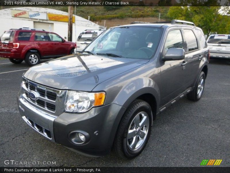 Sterling Grey Metallic / Charcoal Black 2011 Ford Escape Limited V6 4WD