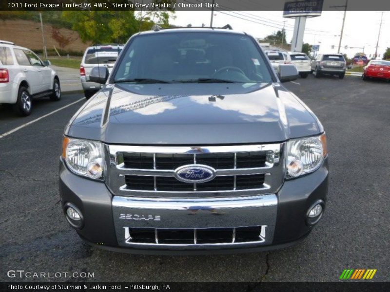 Sterling Grey Metallic / Charcoal Black 2011 Ford Escape Limited V6 4WD