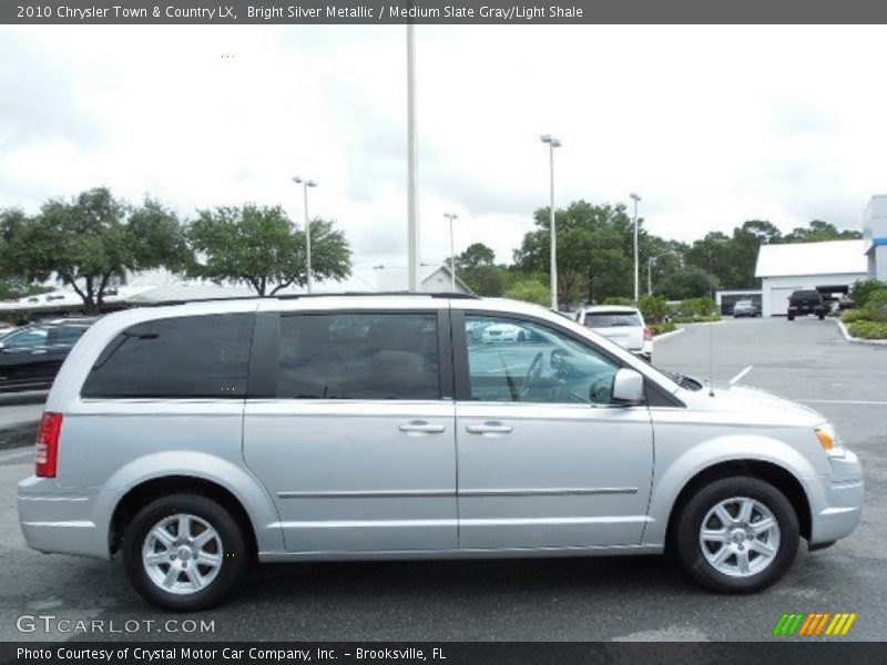 Bright Silver Metallic / Medium Slate Gray/Light Shale 2010 Chrysler Town & Country LX
