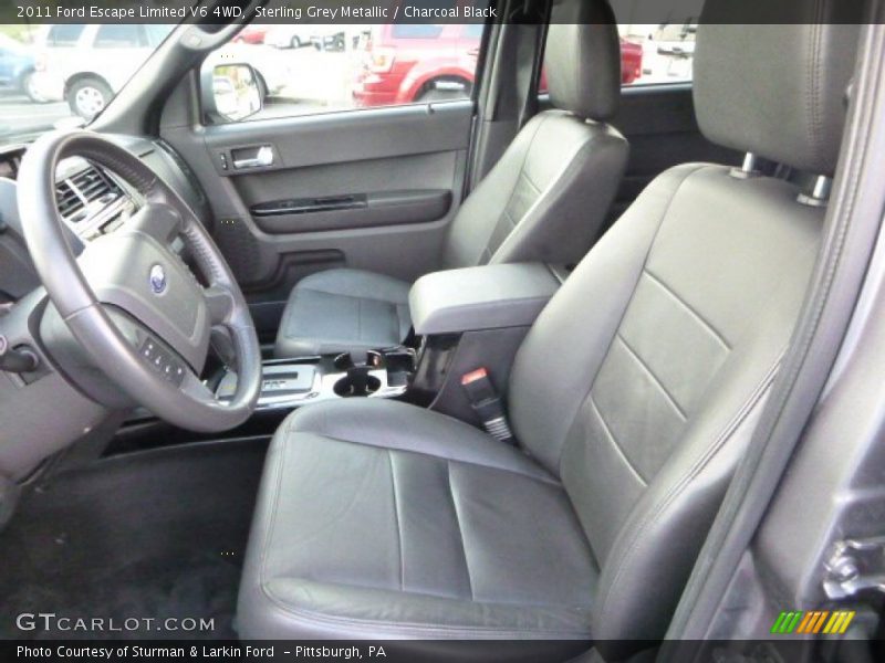 Sterling Grey Metallic / Charcoal Black 2011 Ford Escape Limited V6 4WD