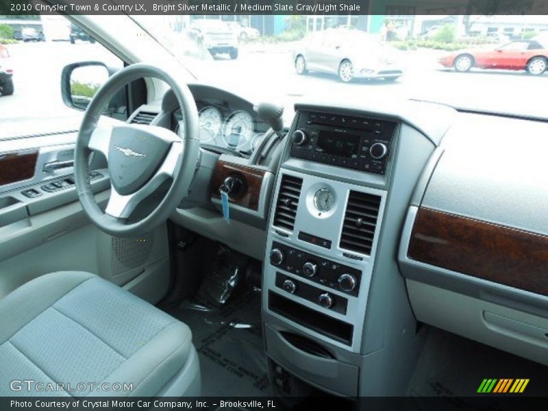 Bright Silver Metallic / Medium Slate Gray/Light Shale 2010 Chrysler Town & Country LX