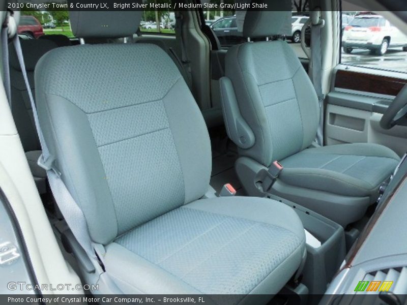 Bright Silver Metallic / Medium Slate Gray/Light Shale 2010 Chrysler Town & Country LX