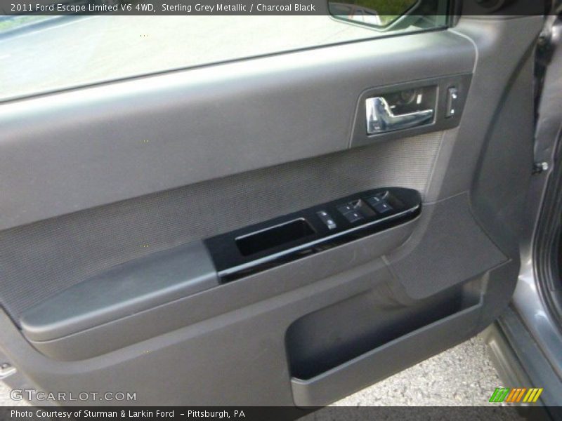 Sterling Grey Metallic / Charcoal Black 2011 Ford Escape Limited V6 4WD