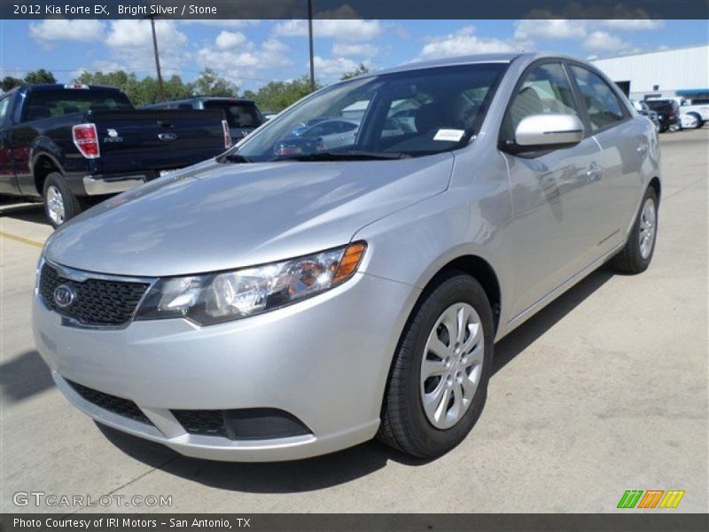 Bright Silver / Stone 2012 Kia Forte EX