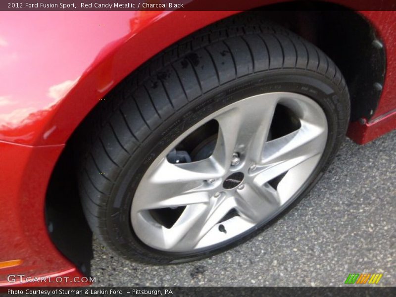 Red Candy Metallic / Charcoal Black 2012 Ford Fusion Sport