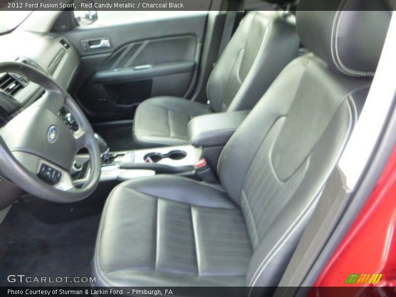 Red Candy Metallic / Charcoal Black 2012 Ford Fusion Sport