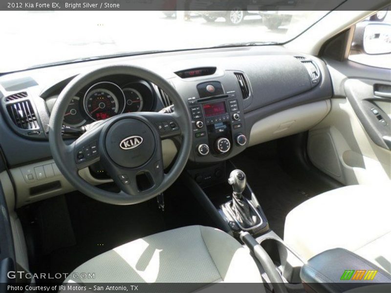 Bright Silver / Stone 2012 Kia Forte EX