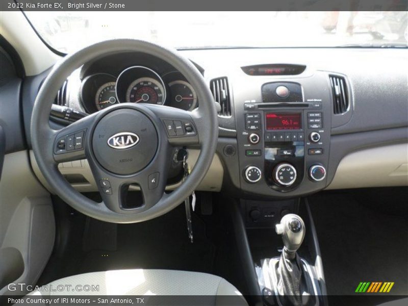 Bright Silver / Stone 2012 Kia Forte EX