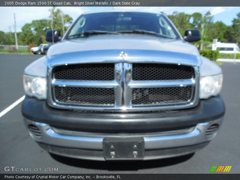 Bright Silver Metallic / Dark Slate Gray 2005 Dodge Ram 1500 ST Quad Cab
