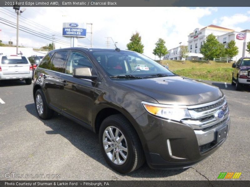 Earth Metallic / Charcoal Black 2011 Ford Edge Limited AWD