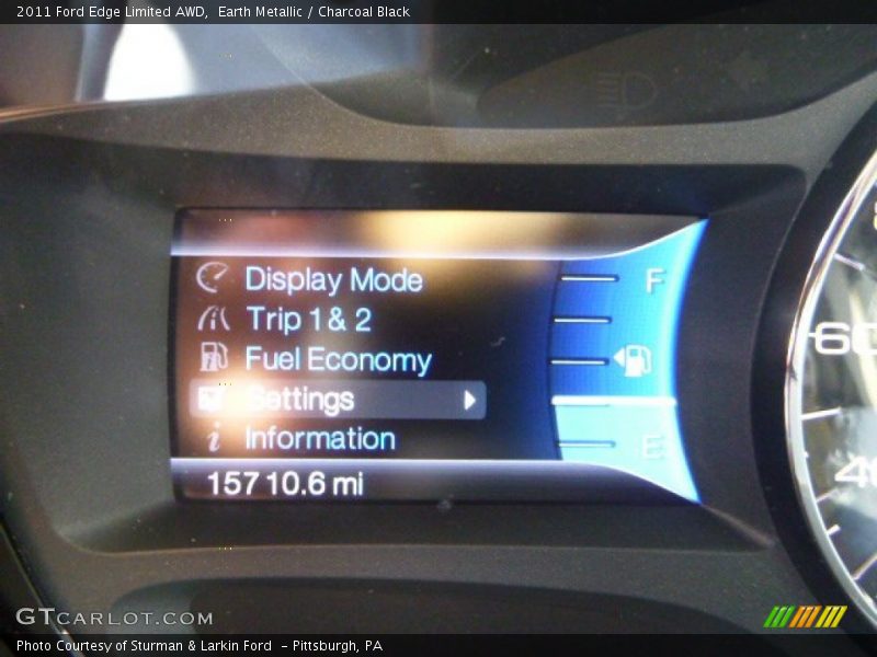 Earth Metallic / Charcoal Black 2011 Ford Edge Limited AWD