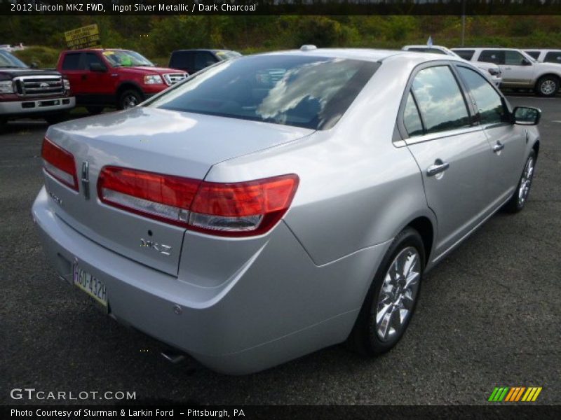 Ingot Silver Metallic / Dark Charcoal 2012 Lincoln MKZ FWD