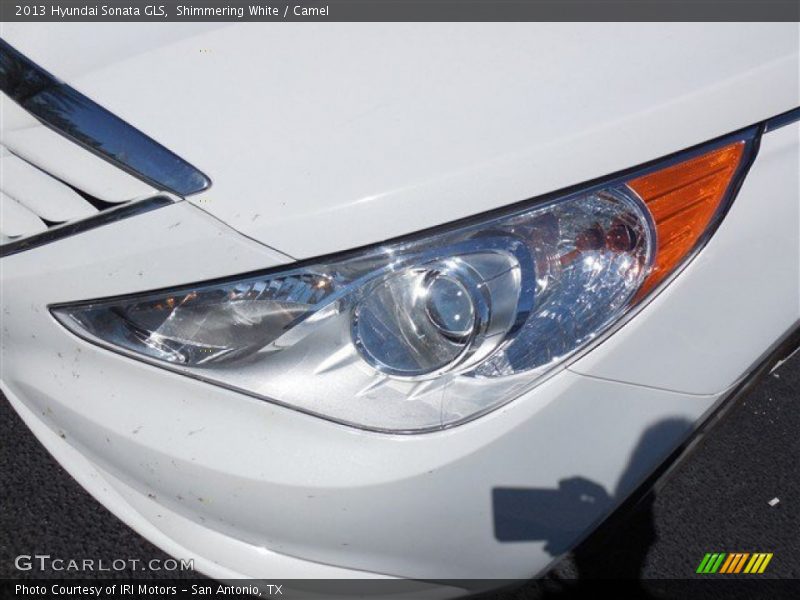 Shimmering White / Camel 2013 Hyundai Sonata GLS