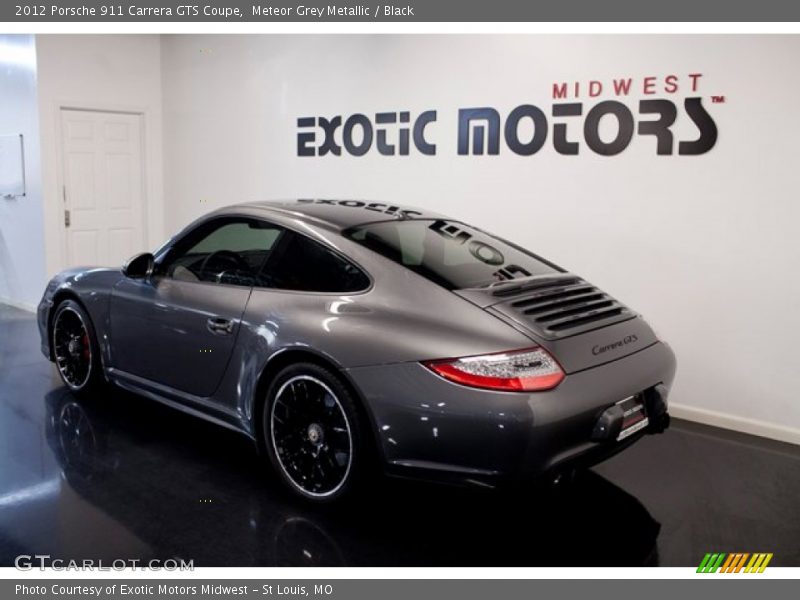 Meteor Grey Metallic / Black 2012 Porsche 911 Carrera GTS Coupe