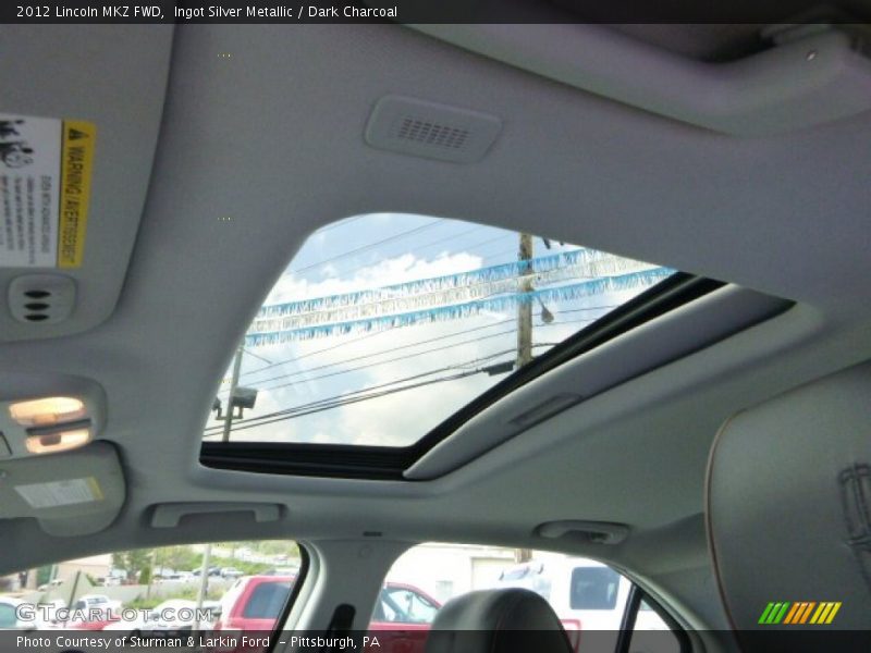 Ingot Silver Metallic / Dark Charcoal 2012 Lincoln MKZ FWD