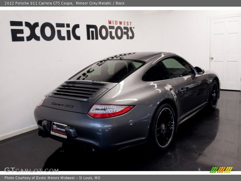 Meteor Grey Metallic / Black 2012 Porsche 911 Carrera GTS Coupe