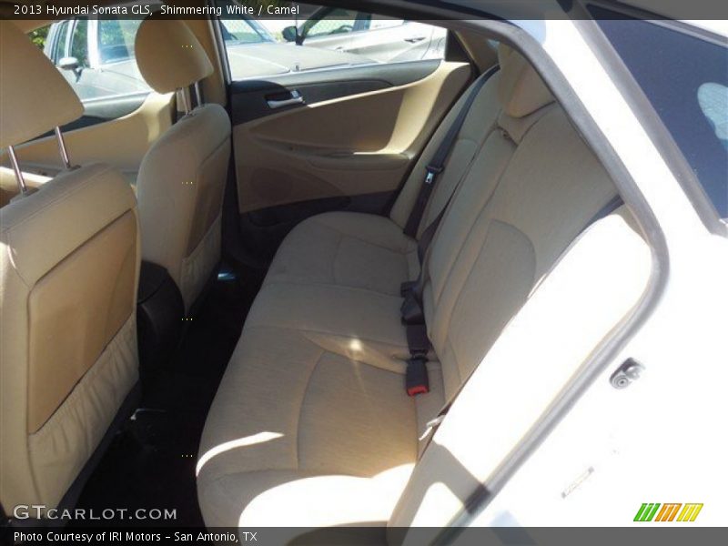 Shimmering White / Camel 2013 Hyundai Sonata GLS