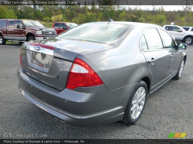 Sterling Grey Metallic / Camel 2012 Ford Fusion SEL