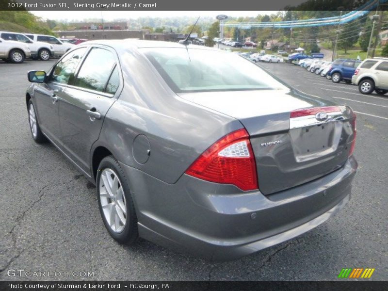 Sterling Grey Metallic / Camel 2012 Ford Fusion SEL