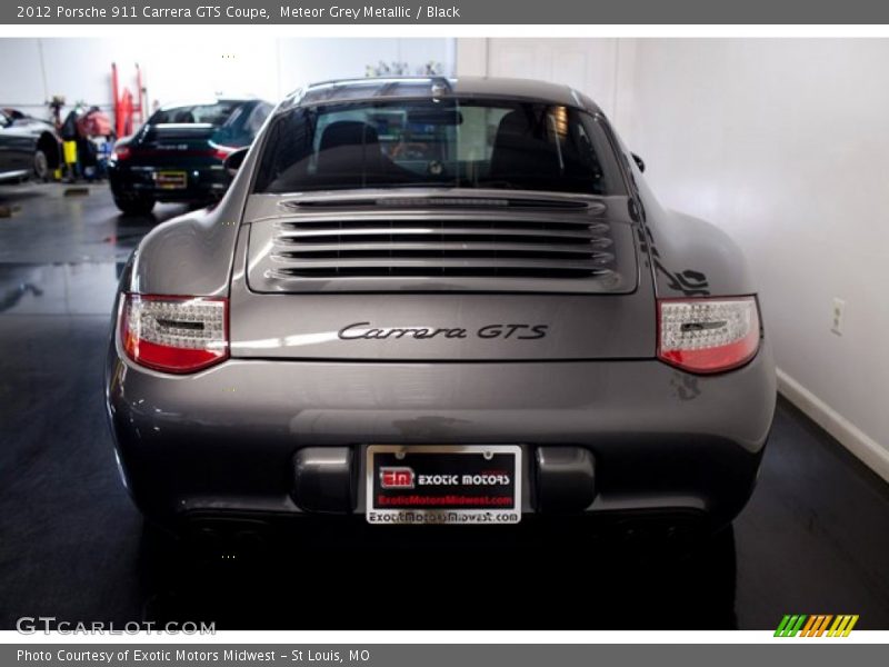 Meteor Grey Metallic / Black 2012 Porsche 911 Carrera GTS Coupe