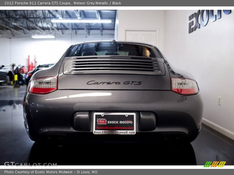 Meteor Grey Metallic / Black 2012 Porsche 911 Carrera GTS Coupe