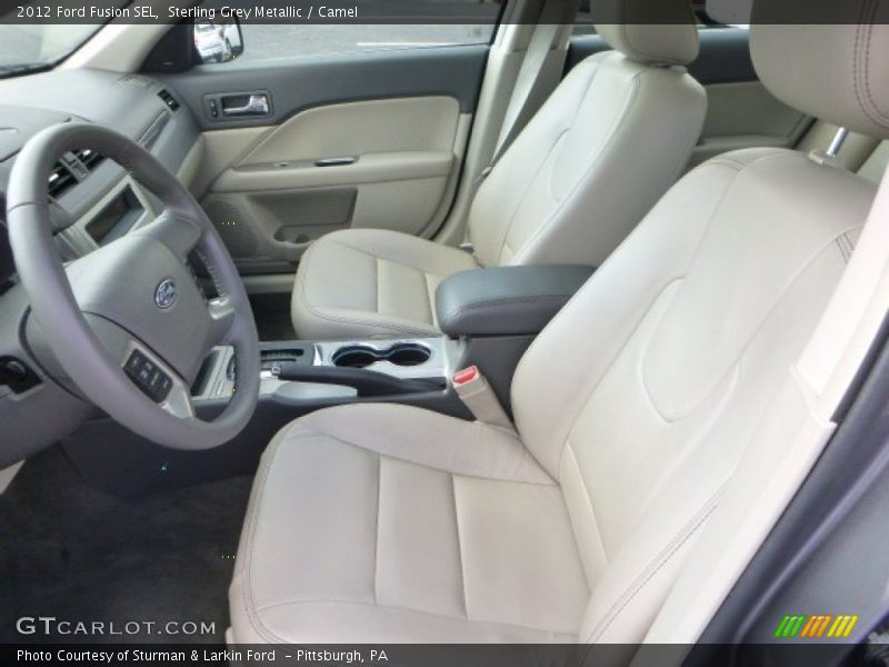 Sterling Grey Metallic / Camel 2012 Ford Fusion SEL