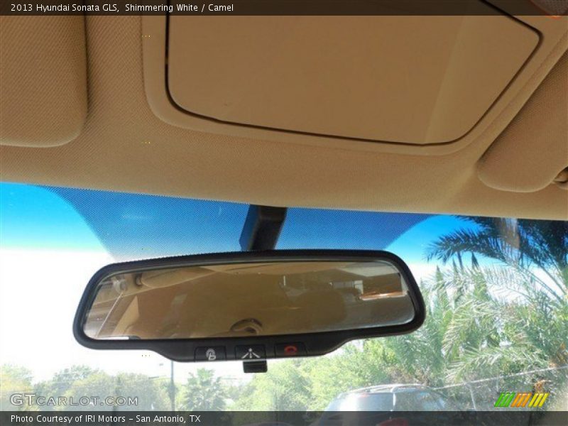 Shimmering White / Camel 2013 Hyundai Sonata GLS