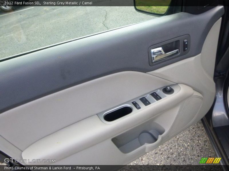 Sterling Grey Metallic / Camel 2012 Ford Fusion SEL