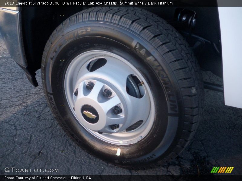 Summit White / Dark Titanium 2013 Chevrolet Silverado 3500HD WT Regular Cab 4x4 Chassis