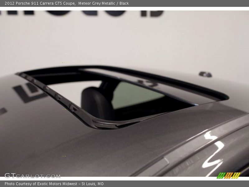 Meteor Grey Metallic / Black 2012 Porsche 911 Carrera GTS Coupe
